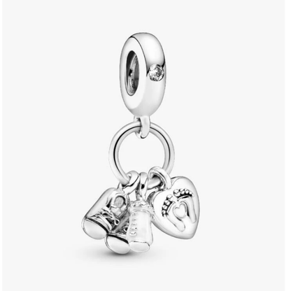 Charm colgante en plata de ley Mi Bebé